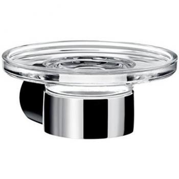 Porte-savon Emco avec cristal transparent et chrome 843000100