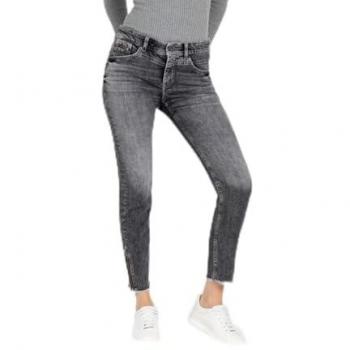 MAC Women's Skinny Jeans, Anthracite Wash, Size XL, Gray