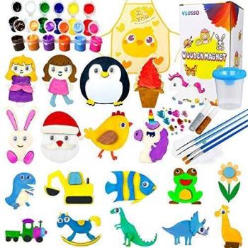 Wooden Magnet Craft & Party Favor