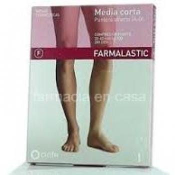 Farmalastic Media Corta Compresión Normal Beige Reina Plus