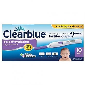 0 tests d'ovulation Clearblue digital 4 jours