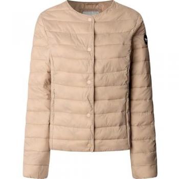 Pepe Jeans Chaqueta Jane de plumífero beige