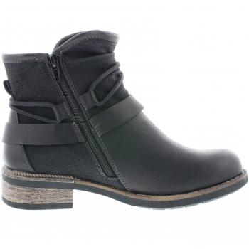 Rieker Women's Black Winter Boots with Decorative Straps EU 42 / UK 8