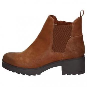 Marco Tozzi Tan Inside Zip Boot for Women