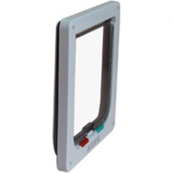 Durable 4-Way Lockable Pet Door for Cats and Dogs