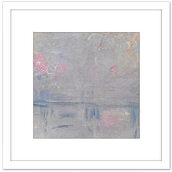 Artery8 Charing Cross Bridge Monet Print – 8x8 Wood Frame with White Mount