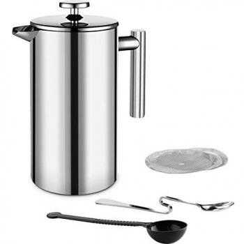 Half Liter French Press Coffee Presser with Extra Screens