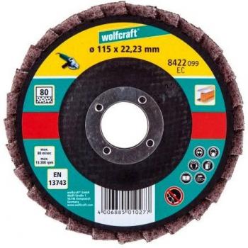Disco abrasivo de milhojas con fieltro basto 115 mm Wolfcraft