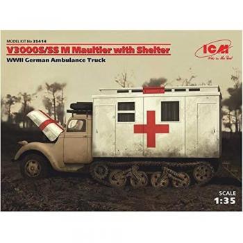 V3000s/ss M Maultier With Shelter,wwii German Truck