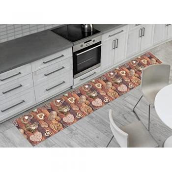 Tappeto in Tessuto Shabby Wood, 50 cm × 290 cm