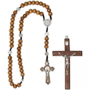 Collier chapelet avec pendentif Jésus