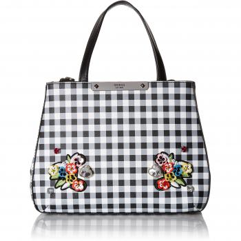 Bag a spalla Guess Britta in stile checker GI669305