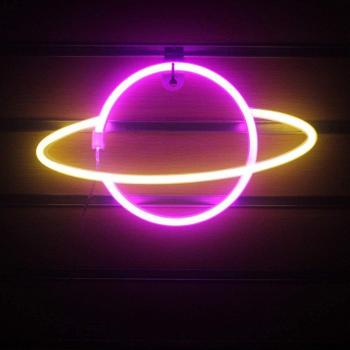 Neon Planet Wall Light