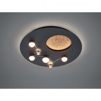Zodiac Mond‑Optik: 42 W LED Decke mit einstellbarer Lichtfarbe