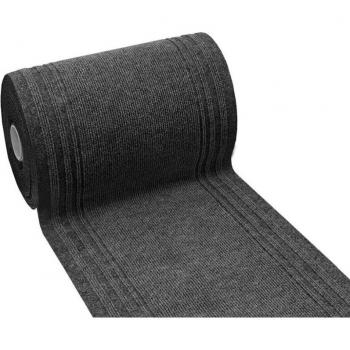 Tapis de Couloir Antidérapant 67x80 cm en Gris