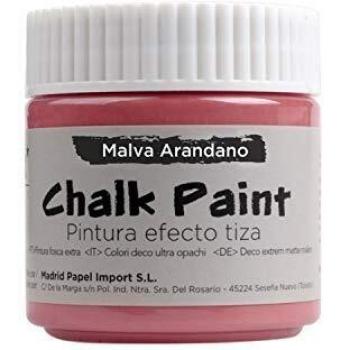 Pintura Efecto Tiza 100ml Color Malva Arándano
