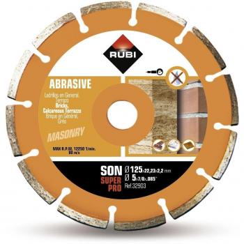 SuperPro Disco Diamante Rubi 32903 125 mm Gris Segmentado