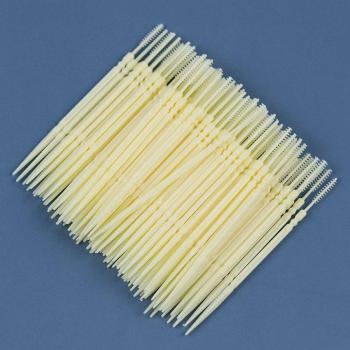 100pcs Double-Ended Floss Picks for Oral Care