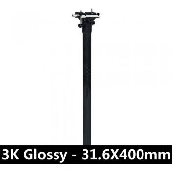 Carbon Fiber Seatpost 31.6mm with Titanium Screw