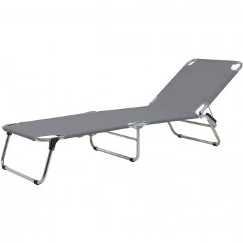 Sonnenliege Amigo, viele Farben, Grau von Jan Kurtz