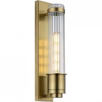Applique Wellington ottone 1 luce altezza 40 cm
