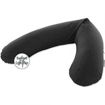 THERALINE Stillkissen mit Bezug Melange anthrazit Bambus-Kollektion