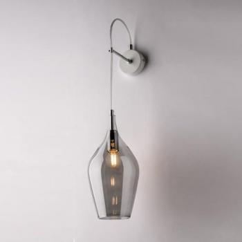 Aplique Ares Gris Ahumado 1 Luz E14