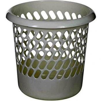 Whitefurze Cream Trash Bin for Paper