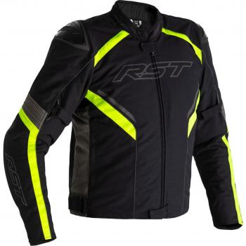Airbag Giacca Tessile Moto RST Sabre Nero-Grigio-Giallo S