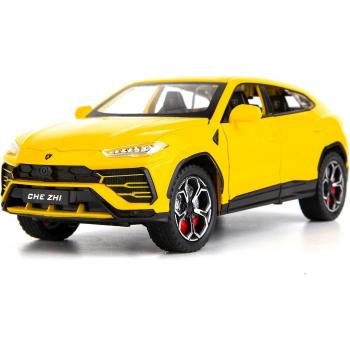 Voiture de Collection Lamborghini Urus Jaune avec Effets Sonores