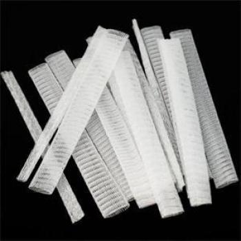 Protectores Blancos de Malla para Cepillos Cosméticos