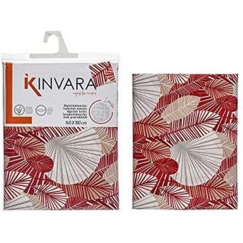 Nappe Toile Feuilles Bleu Royal (140 x 180 cm)