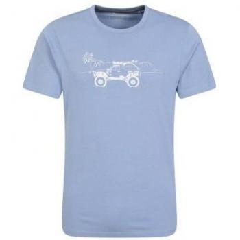 T-shirt blu ecologica da uomo Mountain Warehouse