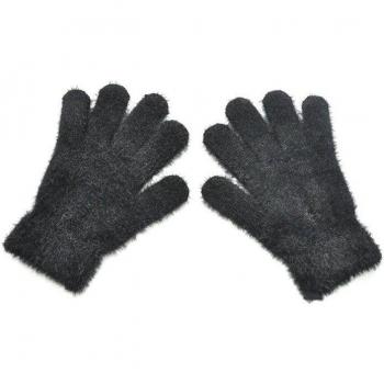 Winter Warmth Toddler Knit Glove Set – Light Grey, Small