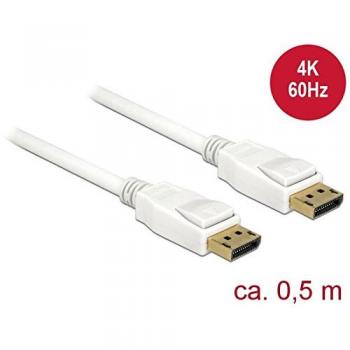 DELOCK 85507 50cm DisplayPort 1.2 Male‑to‑Male 4K Link