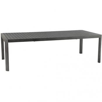 HESPERIDE : Table jardin extensible, 12 places, finition graphite