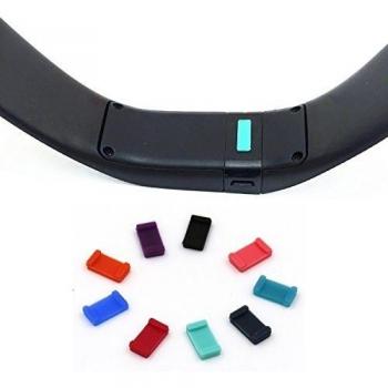 Woodln Tapones de Silicona para Puerto Protector Anti Polvo para Fitbit HR Tracker