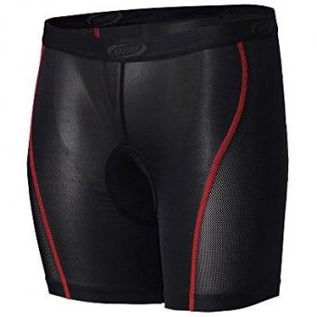 BBB Damen Buw-51 Unterhosen (Schwarz & Rot) XS