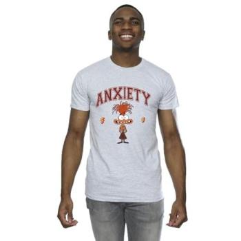4XL Inside Out Men's Anxiety Grey College Top