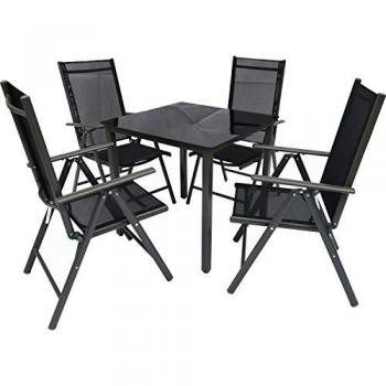 Ensemble de Repas Extérieur 5 Pcs