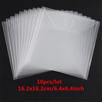 Foldable Organizing Boxes with Clear Pockets for Crafting