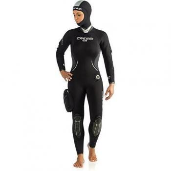 Cressi Sub S.p.A. Ice Combinaison Semi-étanche Femmes, Premium Neoprene 7mm Taille XS/1