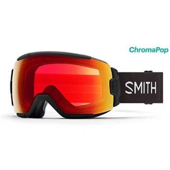 SMITH Vice Masque de Ski Adulte, Mixte, Noir Chroma Pop Photochromique Miroir Rouge, FR : M