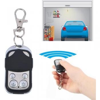 433.92MHz Wireless Remote Key Fob with 4 Buttons for Garage Door and Gate Control