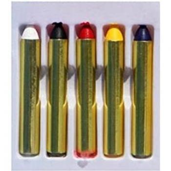Guirca 121406 Blister de 5 crayons de couleur, maquilla