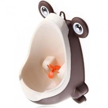 Wall-Mounted Frog Potty for Boys