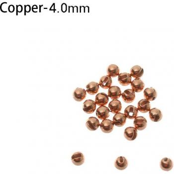 Cuentas de Tungsteno 25 Piezas – Mosca de Cobre Dorado y Plateado