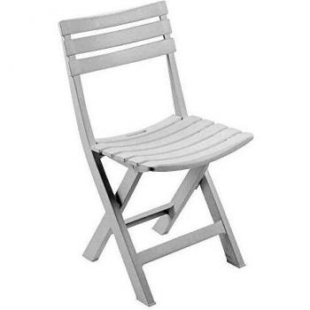 Table basse en résine blanche 75 × 75 cm – Progarden