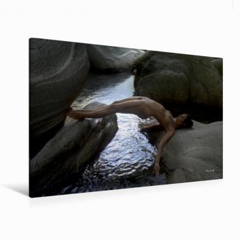 Wasserbrücke 120 x 80 cm – Textildruck, Premiumqualität