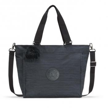 Kipling New Shopper L, Tote Bag para Mujer, Azul (True Dazz Navy)
